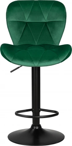 Стул барный DOBRIN BARNY BLACK (зеленый велюр (MJ9-88))