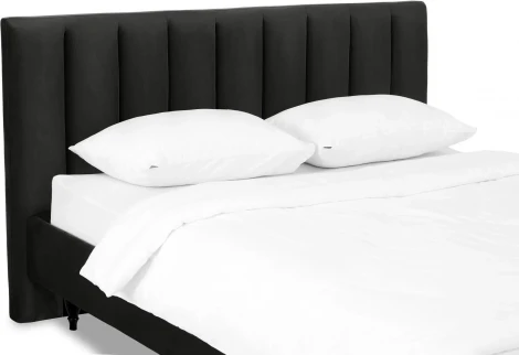 Кровать Queen II Sofia L 1600 ОГОГО (арт.577472), (Ткань/Черный)