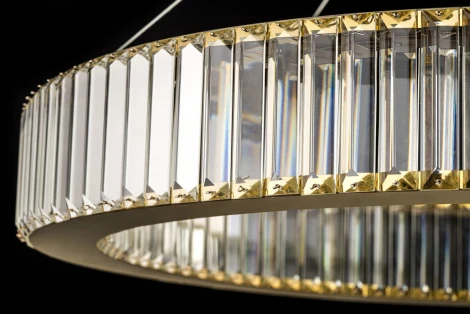 Подвесной светильник Arti Lampadari Anzio L 1.5.80.100 G (LED, 220V, на тросе, кольцо)