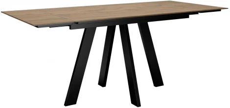Стол DikLine DM120 Дуб галифакс,опоры черные