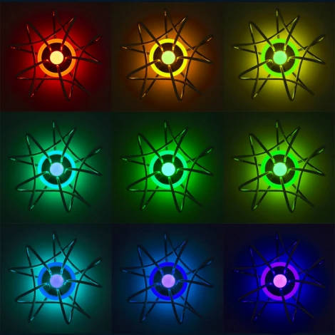 Потолочная люстра RGB Citilux Джемини Смарт CL229A151E (LED, 220V, умный дом - Алиса, Маруся, Сири)