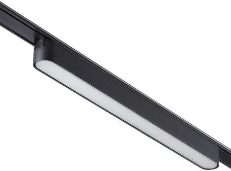 Трековый светильник Novotech Smal 359240 SHINO черный для низковольтного шинопровода IP20 LED 18W 48V 1080Лм 3000К