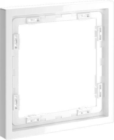 Рамка на 1 пост (белый глянцевый) Voltum S70 VLS100101