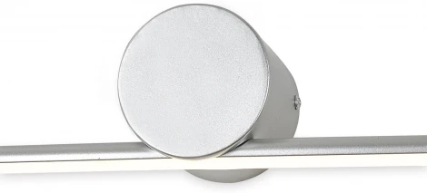 Настенный светодиодный светильник Escada Line 10281/1LED Silver 10Вт, металл/силикон, серебро (220V)