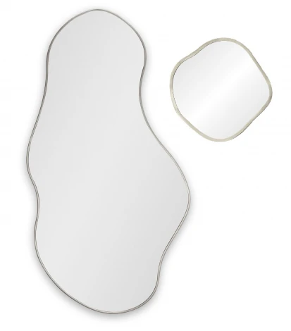 Lake Panno Silver Сет из 2-х зеркал 58*110 см, Ø41 см Art-Zerkalo SM122SL 13856