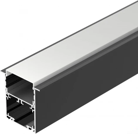 Профиль SL-LINIA52-3L-F-2000 ANOD BLACK (Arlight, Алюминий) 044685