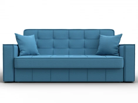 Диван-книжка Лига-068 (ДВП,Дерево/Пластик/Рогожка/Голубой) Лига Диванов 129833