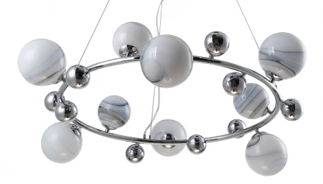 Подвесной светильник Crystal Lux SALVADORE SP9H CHROME