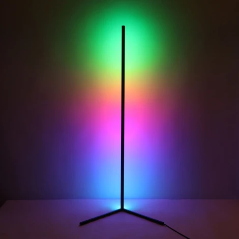 Угловой торшер RGB DeMarkt Ральф 675044701 (LED, 220V, пульт управления)