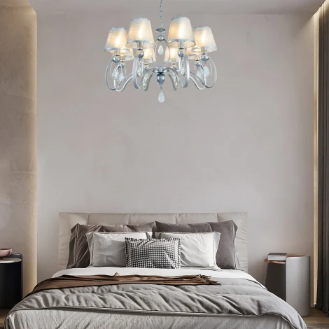 Подвесная люстра Arte Milano AM347203 347203/8 CR (220V, подвески, на цепи)