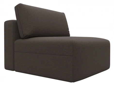 Модуль диван Лига-060 НПБ (ЛДСП,Брус,Фанера,Рогожка/Коричневый) Лига Диванов 129724