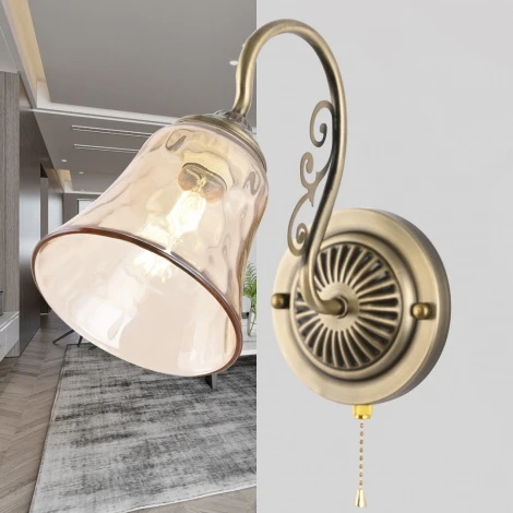 Бра с выключателем Arte Milano AM340800 340800/1W AB (220V)