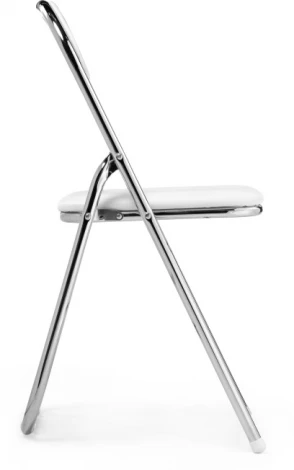 Стул Woodville на металлокаркасе Fold 1 складной white / chrome 15480