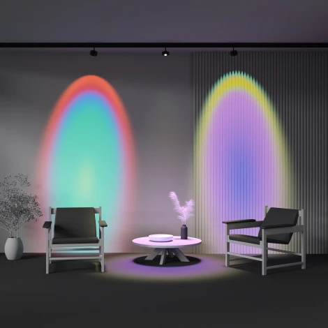 Трековый светильник магнитный 15W 48V Maytoni Lens TR217-2-15W4K-B (LED, круглые)