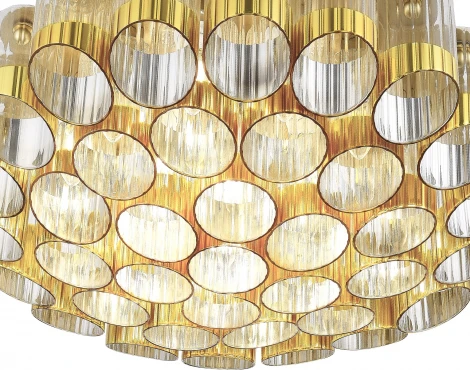 Потолочная люстра ST Luce Accord SL1662.302.19 Латунь/Латунь, Прозрачный E14 19*60W (220V)