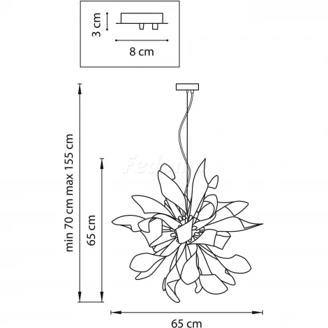 Подвесная люстра Lightstar Turbio 754269 (220V, на тросе)