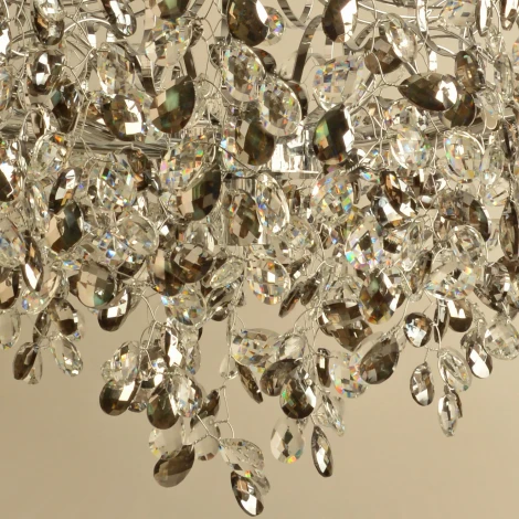 Подвесная люстра Reluce 08281-0.4-06 CR (220V, хрусталь, на цепи)