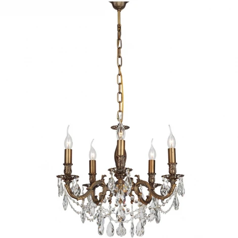 Подвесная люстра Lucia Tucci Firenze 141.5 antique (220V, на цепи, подсвечник, свеча)