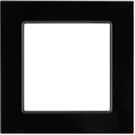 Рамка стеклянная FRM-GLARE-GS-1-BK (Arlight) 043787