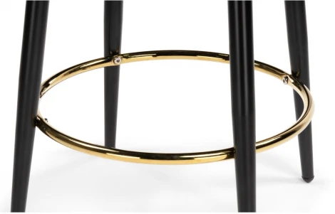 Барный стул Woodville Plato black fabric 15420