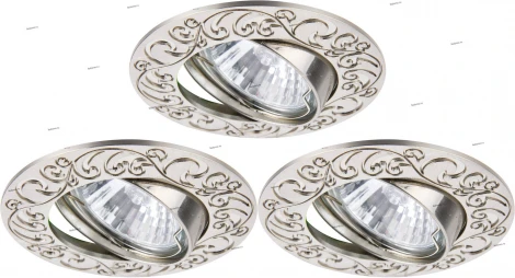 Встраиваемый точечный светильник Arte Lamp Eclipse A2111PL-3SS