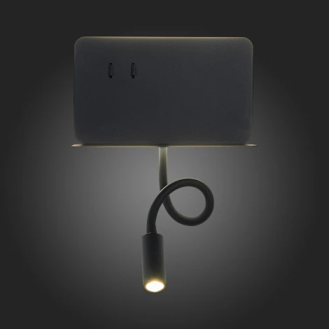 Настенный светильник для чтения с usb-портом ST Luce Pinaggio SL1576.401.02 (LED, 220V, выключатель)