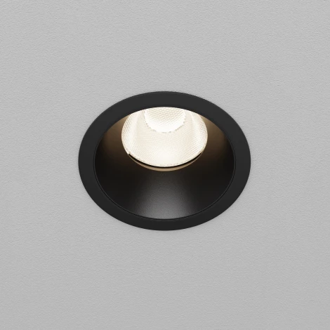 Встраиваемый светильник Maytoni Dip DL117-15W-4K-B (LED, 220V, круглые)