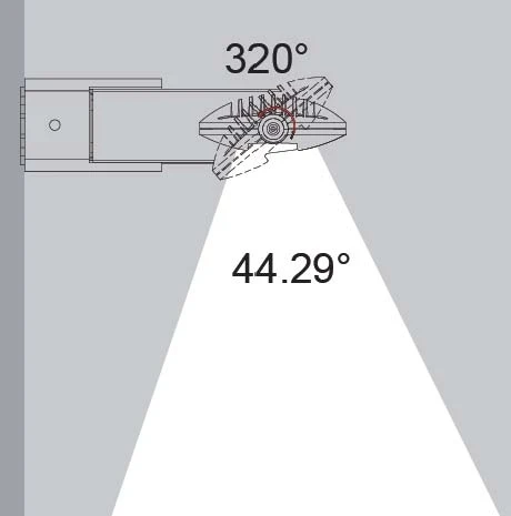 Настенный светильник уличный светодиодный Oasis Light LEDSPOT W6144S-1-4000K Gr