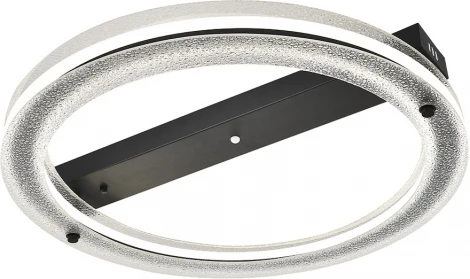 Потолочный светодиодный светильник круглый Escada Ambience 10303/1LED 95W Black (регулировка яркости, 220V, пульт управления, круглые)