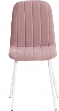 Стул ARC / 1 шт. в упаковке (Велюр,Металл  /Розовый,Белый)