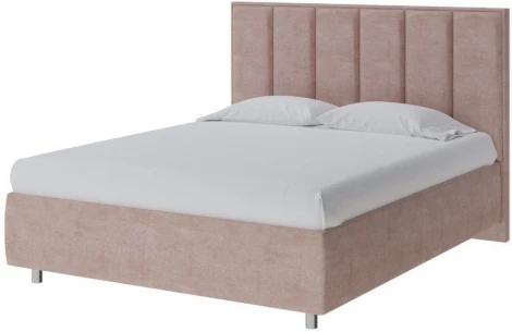 PROxSON Кровать Routa без основания (Ткань: Велюр Лофти Мокко) 160x190