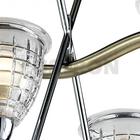Потолочная люстра N-Light 403 403-06-13 chrome + antique brass