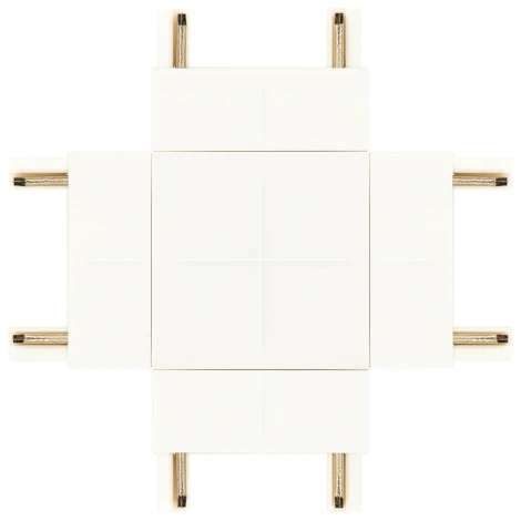 Коннектор Х-образный для магнитного шинопровода ЭРА TRM-S5-CX WH