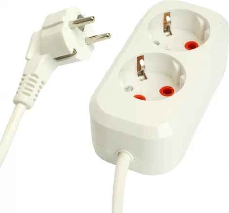 Удлинитель 2-х местный 7 метров с заземлением Stekker Home 49342