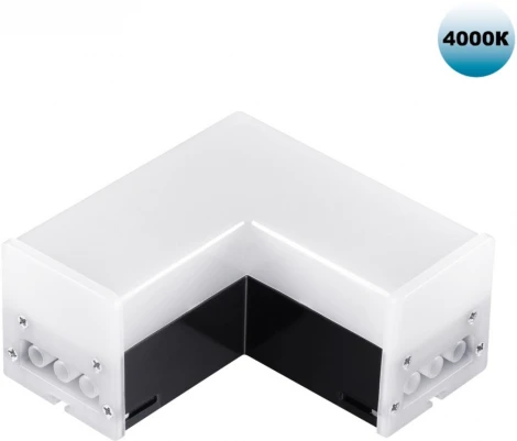 Светильник-соединитель "L"- образный с одним сетевым входом Novotech Bits 359117 IP20 LED 8W 4000K 100-265V 720Лм черный (220V)