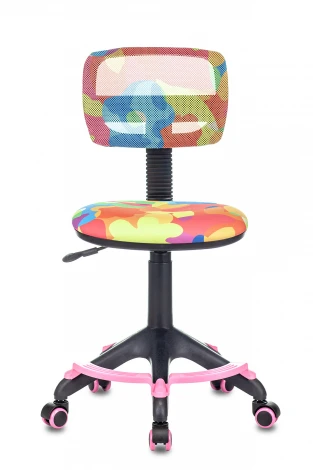 Кресло детское Бюрократ CH-299-F мультиколор абстракция сетка/ткань крестовина пластик подст.для ног