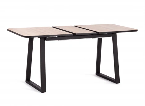 Стол MALTIDO ЛДСП/HPL/металл, 130 х 75+30 75 см, Дуб Вотан/чёрный Tetchair 19745