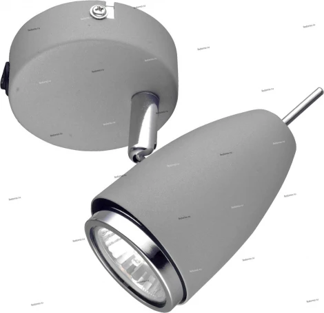 Спот Arte Lamp Regista A1966AP-1GY (220V, выключатель, круглые)