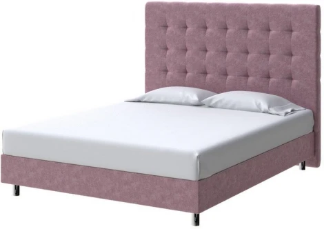 PROxSON Кровать Madrid Boxspring Standart (Ткань: Велюр Gratta 6 Ягодный мусс) 160x200