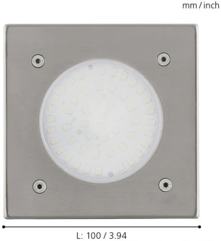 Встраиваемый светильник уличный Eglo Lamedo 93481 (LED, 220V, IP67)