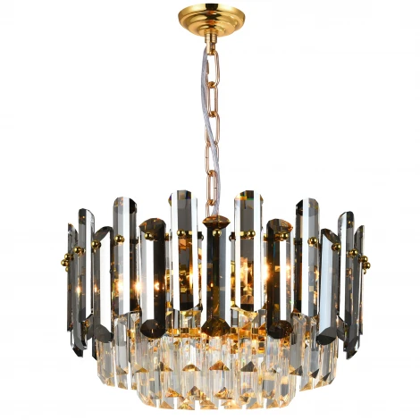 Подвесная люстра Natali Kovaltseva Imperium NUBIAN 81438/6C GOLD PLATED