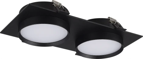 Встраиваемый светильник ST Luce ST258.408.02 Черный GX53 2*50W 220V