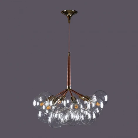 Подвесная люстра Loft IT Bunch 10048/6 Brown (220V, на проводе, шарики)