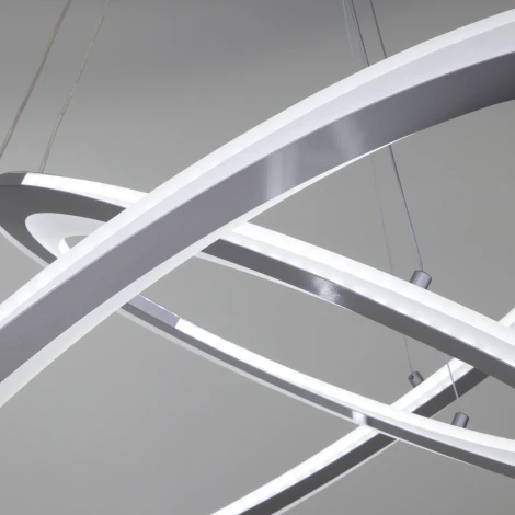 Подвесная люстра Eurosvet Virtus 90231/2 серебро