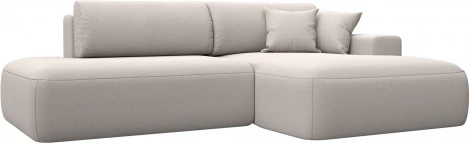 Диван угловой Лига-036 НПБ Модерн правый угол Лига Диванов (Замша) арт.127782