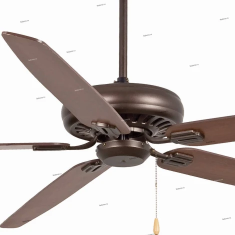 Вентилятор потолочный Faro Nisos, 5 лопастей, коричневый, вишня с орехом