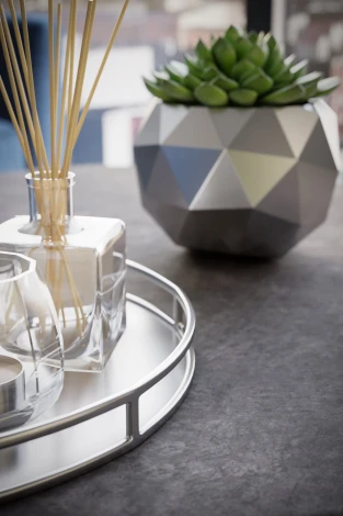 Стол журнальный Бруклин серый бетон/дуб сонома от фабрики Mebelik