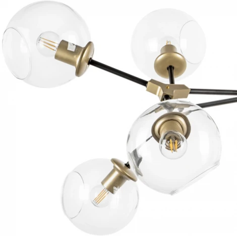 Потолочная люстра на штанге Lightstar Beta 785083 (220V, шарики, молекулы)