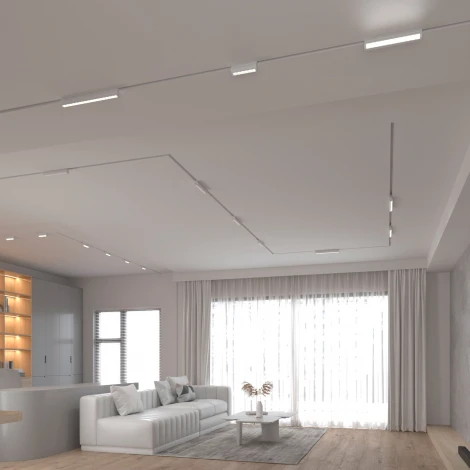 Трековый светильник Downlight магнитный 12W 4200K Alter (белый) Elektrostandard Slim Magnetic 85049/01 (LED, 48V)