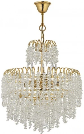 Подвесная люстра Arti Lampadari Daverio Gold Daverio E 1.5.40.105 G (220V, хрусталь)